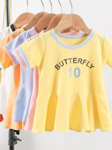 Váy Ngắn Cotton Cho Bé Gái Mùa Hè Thanh Lịch Váy Cotton Nguyên Chất Cho Trẻ Em Váy Công Chúa Cho Bé Gái Từ 6 Tháng Đến 6 Tuổi