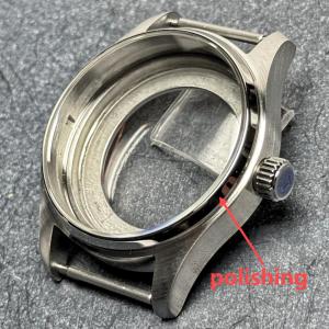36/39mm Pilot Little Prince Watch Case Stainless Steel Sapphire Glass 20ATM Fit NH35 NH35A NH36 Movement Part 1pcs glass back