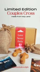 In The Beloved PH || Couples Emmanuel Cross Gift Set made from Holy Land
