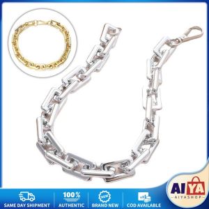 Chunky U Shape Chain Necklaces for Women Gold Color Metal Clavicle Chain Choker Necklace Thick Horseshoe Shape Party Jewelry