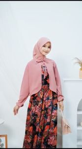 IKAFARIKA Dress Korean Style Pink