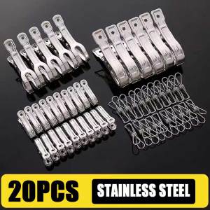 Kẹp giữ khăn tắm đi biển kim loại mạnh mẽ quần áo chống gió PEGs Quilt Kẹp treo tái sử dụng không trượt cố định khô kẹp quần áo