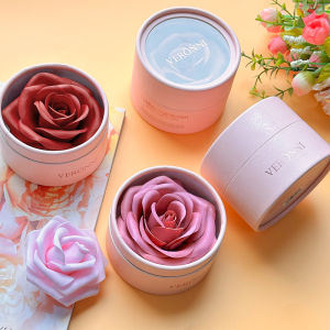 4-Color Rose Petal BlushWaterproof Blush CreamNatural FinishLight CoveragePerfect Gift for Christmas and Valentines Day