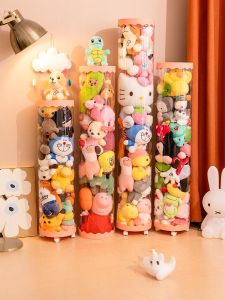 Rotatable Stuffed Toy Storage Box With Wheels