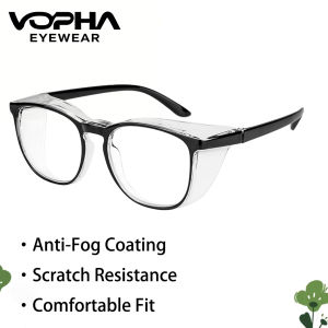 Anti-Fog Glasses Safety Goggles with Clear Lenses Blue Light Blocking Glasses for Men Women