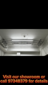 Oikia SunDry Automated Laundry Rack (1.9m Stainless steel poles) / Clothes Drying Rack / Laundry Drying Rack / Laundry Rack