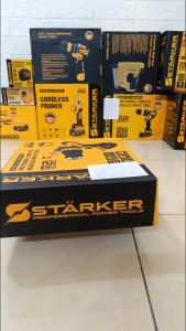 Máy khoan pin đầu kẹp 13mm STARKER Đức động cơ từ không chổi than bao khỏe bao bền Thợ Săn Máy Ngon