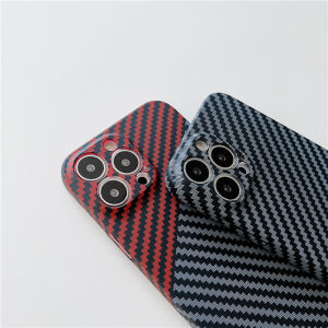 Aramid คาร์บอนไฟเบอร์รูปแบบสําหรับ iPhone 14 15 16 PRO MAX ฝาครอบคาร์บอนสําหรับ iPhone 16 Pro คาร์บอนไฟเบอร์รูปแบบกรณี