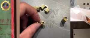 Engsel Kapsul Mini Gold Engsel Tabung Bulat Emas Diameter 8mm & 10mm Engsel Tanam