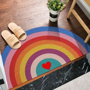 Customizable Entrance Door Mat Anti-Slip Durable Home Use Carpet Festive PVC Material Easy to Clean And Maintain Floor Rug