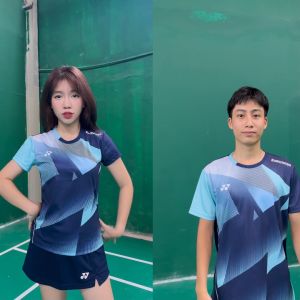 [Hoàn tiền MAX] Áo Cầu Lông Mới Badminton Nam Nữ Size M L XL XXL (BAD)