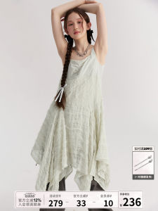 Váy Ren Dây Đeo TAKEANAP Cho Nữ Mùa Hè Không Đều Váy Ngắn Thiết Kế Cao Cấp Phong Cách Ngọt Ngào Không Tay Váy Chữ a