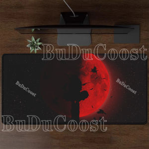 Bandai | HD Printing Uchiha Itachi Naruto Anime Mouse Pad Computer XXL Office Desk Mat Keyboard Gaming Non-slip Base 400x900mm Mousepad