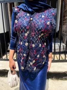 Paket 3in1 | Rompi Vest Maya bahan Tille Garden Premium mix Brokat Buat Kondangan