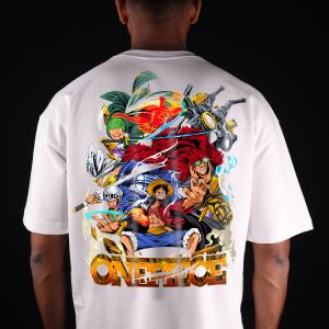 Oversized One Piece Anime Men T-shirt Luffy Zoro Ace Cotton Short Sleeve Tee Summer Graphic Streetwear Casual Tops Y2k Clothes