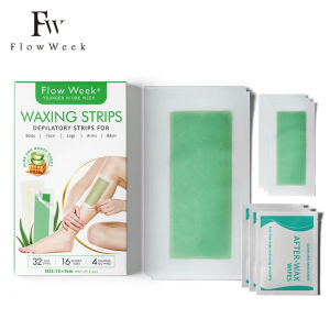 FlowWeek Painless Hair Removal Stickers Effective Underarm Legs Arm Skin Care Strong Beauty Hair Removal Double-Sided Wax Strip