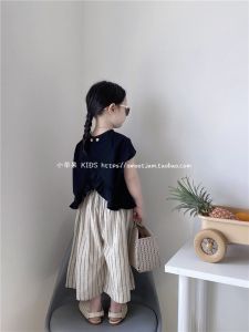 Korean Style Summer New Womens Vest Top Baby Fashion Lace Sleeveless Blouse Children Universal T-shirt Cotton Sweat Absorbent