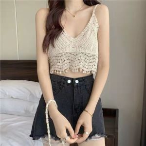 Spring 2022 V-Neck Lace Open Cardigan Long Sleeve Hollow out Loose Sun Protection Shirt Korean Style Original Design Mesh Net