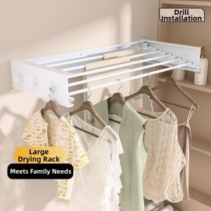Foldable Invisible Clothes Drying Rack