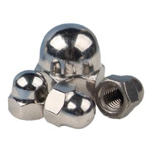 Creaby | 304 Stainless Steel Cap Nut Reverse Threaded Decorative Screw Cap