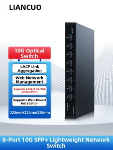 LIANGUO | High-Speed LAN Web Manageable VLAN Switch 8 Ports
