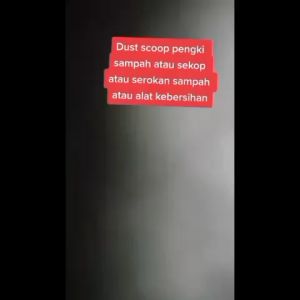 PCK-05 Alat Kebersihan Rumah Tangga Dust Scoop Pengki Sampah / Serokan Sampah Untuk Membersihkan Pekarangan Rumah