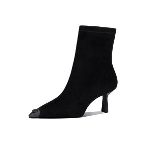 Slim and Stylish Pointed Toe Elastic Boots