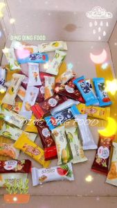 ( Sỉ ) Thùng 5Kg Bánh Xốp Giòn Sữa Chua CÓ NHIỀU VỊ SUVENO Thiên Thảo - DING DING FOOD