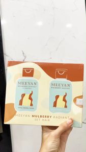 Combo Dầu Gội Dầu Xả Rễ Dâu Tằm Meeyan Meea Organic Chính Hãng - Combo Gội Xả Chăm Sóc Tóc Mini