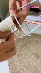 Phụ kiện chao chụp đèn xếp ly dùng thay thế cho đèn ngủ chất liệu cao cấp DN018