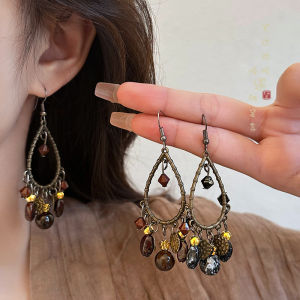 Bohemian Tassel Earrings Womens Fashion Ethnic Style Unique Drop Earrings  out Autumn Winter Luxury Feelings