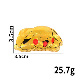 Pokemon Pikachu Series Hair Claw Clip Decorative Hair Accessories Daily Practical Cosplay Headwear