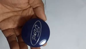 Logo Ford Chụp mâm xe Ford 54mm Chất liệu nhựa ABS mạ Crom (Màu xanh) – Ford54.