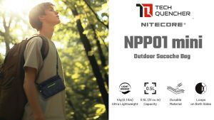 Nitecore NPP01 Mini Sacoche Sling Bag - 0.5 Liter - 41 g - Lightweight - Water Resistant - Outdoor