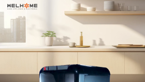 Dispenser welhome WDP 311 3 Kran Panas Normal Dingin Air Galon Bawah Design Minimalis