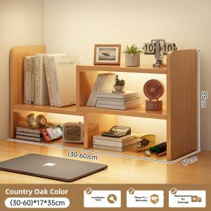 ZHUOHE | Corner Desktop Bookshelf Multilayer Storage Cabinet