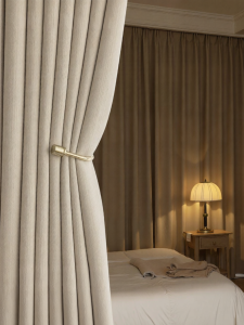 JINCHAN | Luxury Feel Easy Install No-Drilling Bedroom Sheer Curtains