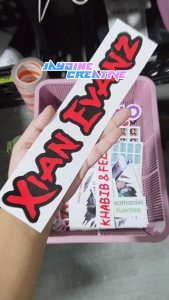 Name Custom Sticker Printed Vinyl Waterproof Sticker