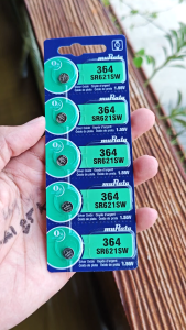 (1 Lembar isi 5 Biji) Baterai jam tangan Murata 364 SR621SW Silver Oxide 1.55V