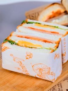100Pcs Baking Wax Paper Sandwich Wrapper Paper Dessert Bread Burger Food Wrapping Greaseproof Paper