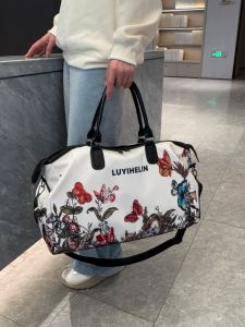 กระเป๋าฟิตเนสขนาดใหญ่ กระเป๋าเดินทางแบบถือ กระเป๋าเดินทางระยะสั้น กันน้ำ สำหรับจัดเก็บของใช้สำหรับคุณแม่และเดินทาง