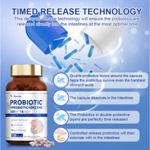 Totaria Probiotic Capsules for Men & Women – Promote Healthy Gut Reduce Bloating & Support Immune System – 120 Capsules