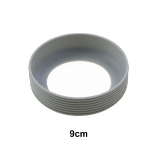 JCD 9cm Anti-Slip Water Bottle Sleeve Silicone Cup Bottom Cover Heat Insulation Coaster Sleeve Glass Cup Base Protective Cover