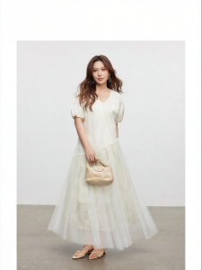 Summer Soft Chinese Style Floral and Lace Patchwork Cheongsam Dress