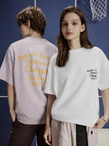 Champion | New Letter Style American Simple Trendy Couple T-shirt