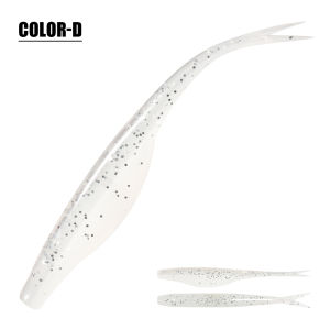 Mồi Câu Giả Spinpoler 10 Chiếc 7cm Kiểu Jerk Minnow Đuôi Tách Rời Chất Liệu TPR Mềm Nổi Dùng Cho Phương Pháp Texas Carolina Rig Dropshot