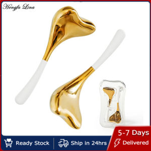 Hengfa Lina 2pcs Cooling Spa Ice Globes Roller Stainless Steel Gua Sha Cryo Sticks Face and Eyes Massager Facial Skin Care Tools Gifts for Women