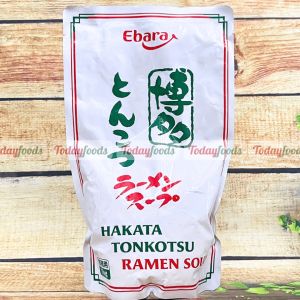 Nước Súp Nấu Mì Ramen Hakata Tonkotsu Ebara 1KG | Nước súp chế biến sẵn tiện lợi