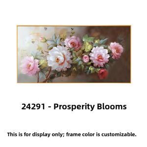 YASISHA | Modern Luxury Peony Wall Art Sofa Background