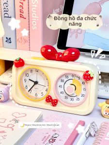 Cute Bow Large Volume Student Alarm Clock